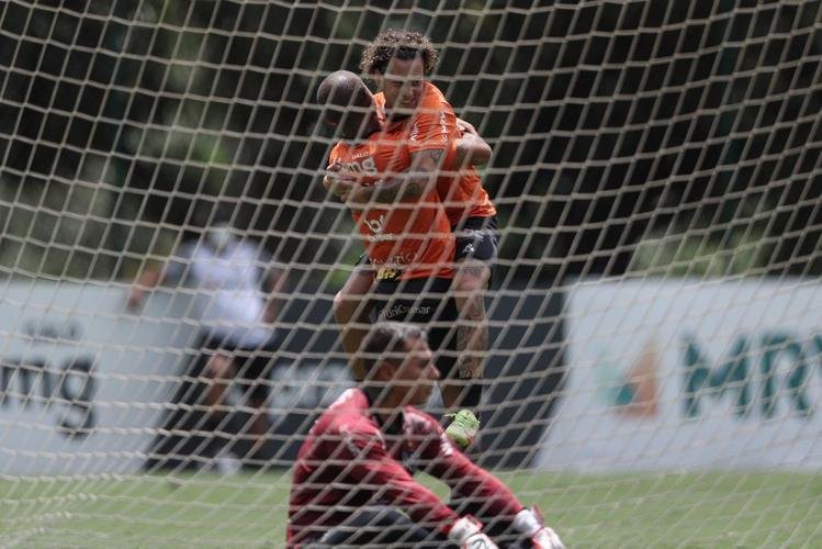 Treinamento do Atlético neste sábado, após o título brasileiro