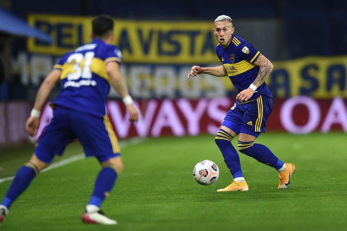 Fotos do jogo entre Boca Juniors e Atltico, na Bombonera, em Buenos Aires, pela ida das oitavas de final da Copa Libertadores de 2021