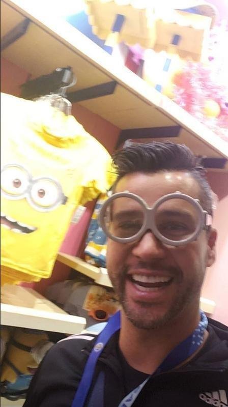 Goleiro Fbio na Disney, nos Estados Unidos