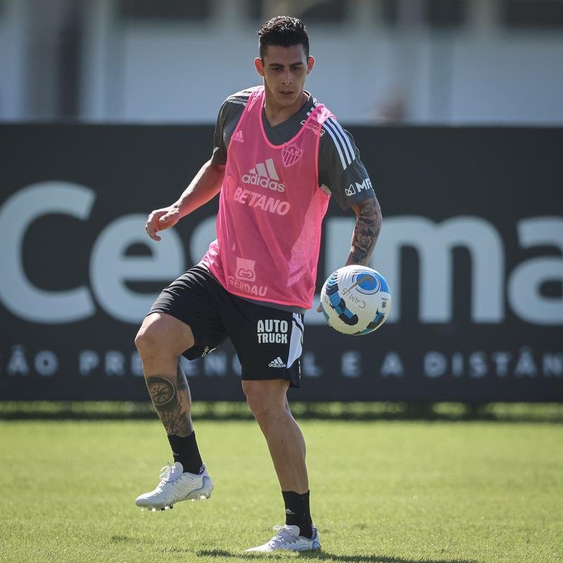 Fotos do treino do Atltico neste domingo, na Cidade do Galo