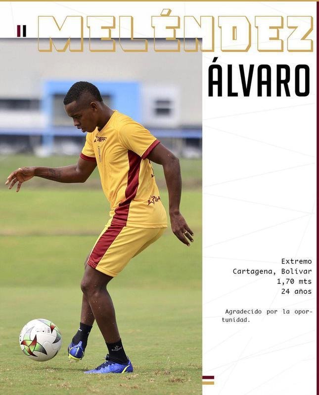 lvaro Melndez, atacante (Deportes Tolima-COL)