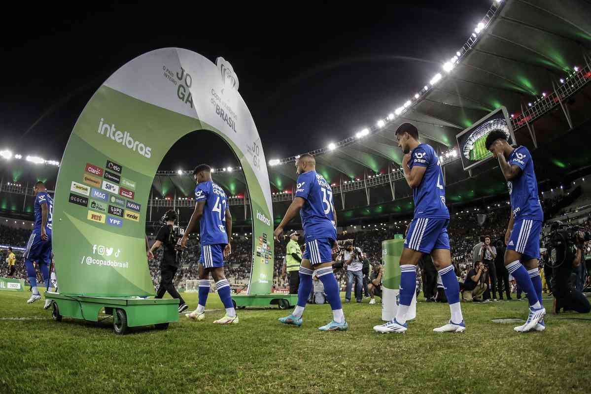 Fotos do jogo de ida das oitavas de final da Copa do Brasil, entre Fluminense e Cruzeiro, no Maracanã, no Rio de Janeiro