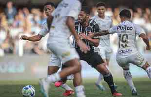 Santos e Atltico se enfrentaram na tarde deste domingo (23/4), na Vila Belmiro, pela segunda rodada da Srie A do Campeonato Brasileiro.
