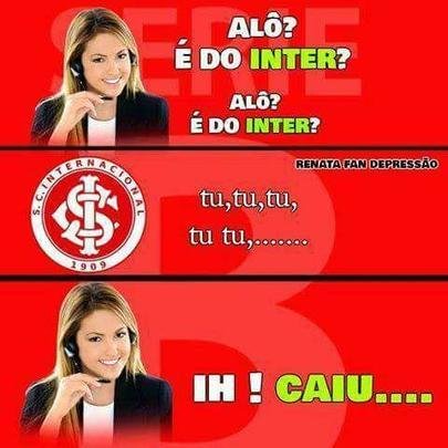 Confira os memes da queda do Internacional