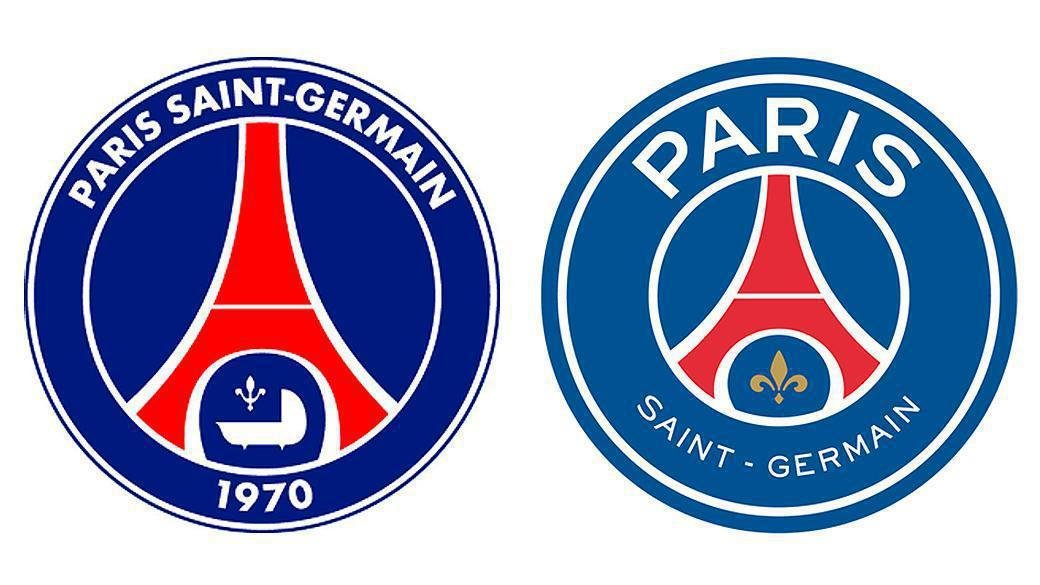 O PSG promoveu mudanas em 2013. Houve alterao no tom do azul e destaque para Paris, alm da insero da flor-de-lis, smbolo associado  monarquia francesa.