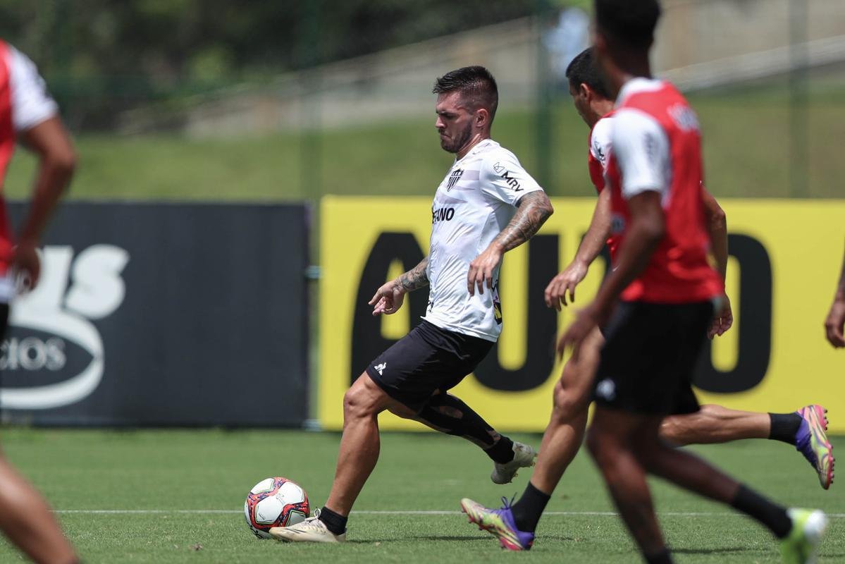 Treino do Atltico em 15/3/2021, na Cidade do Galo