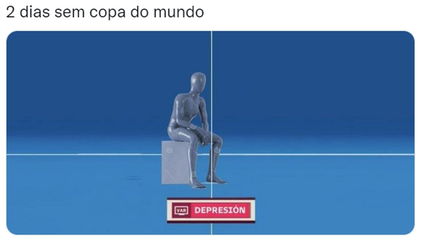 Internet cria memes para brincar com a ausncia de jogos da Copa do Mundo nesta quarta-feira (7/12)