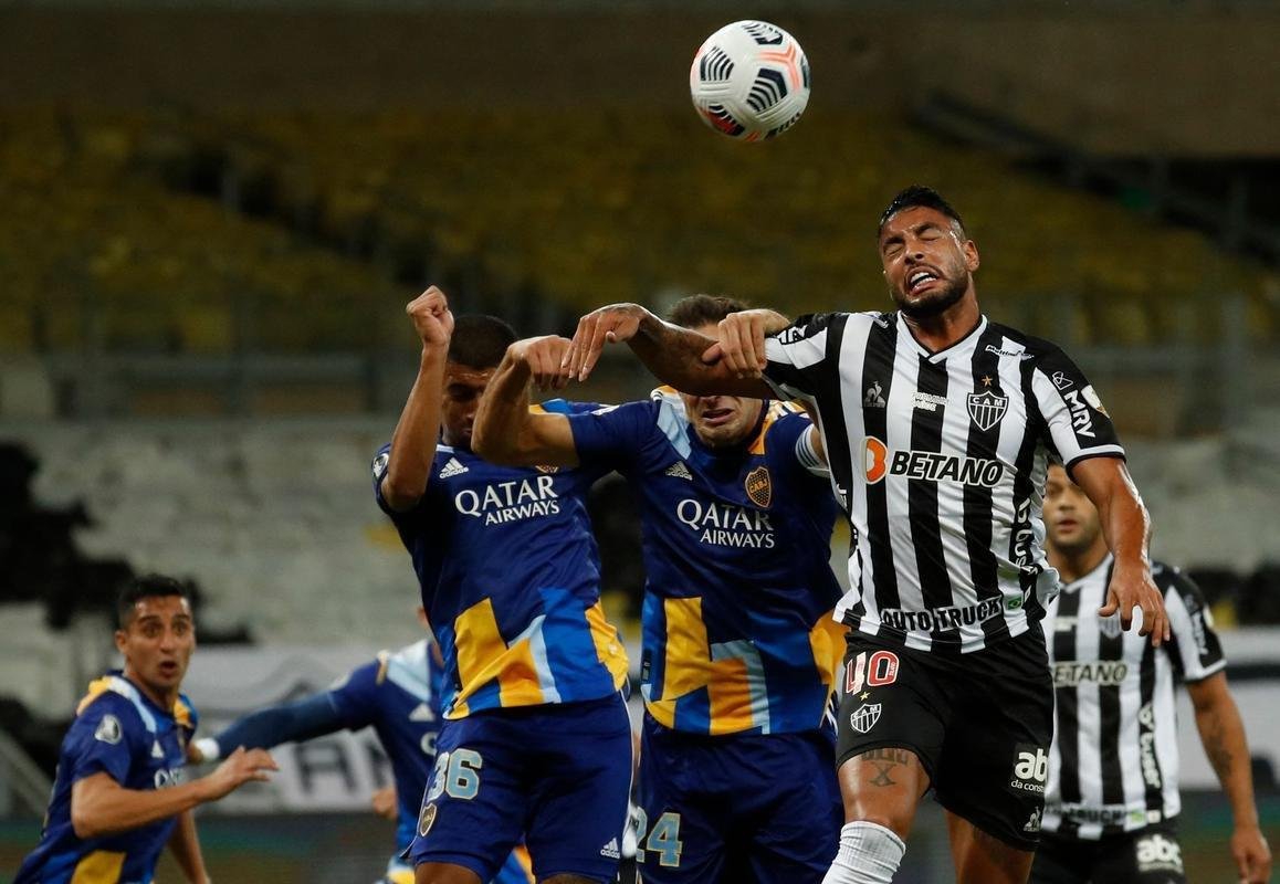 Fotos do jogo entre Atltico e Boca Juniors, no Mineiro, em Belo Horizonte, pela volta das oitavas de final da Copa Libertadores 2021