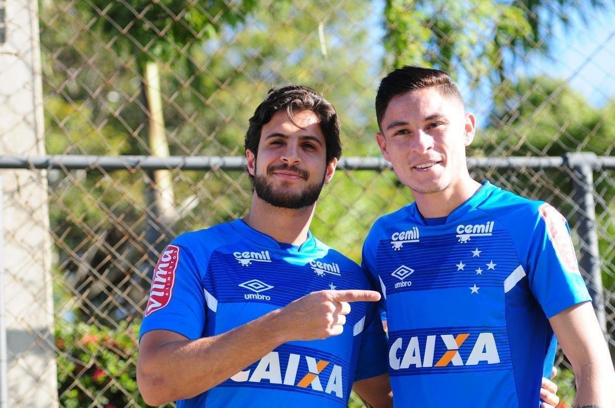 Fotos do ltimo treino do Cruzeiro antes do jogo contra o Grmio pela Primeira Liga (Gladyston Rodrigues/EM D.A Press)