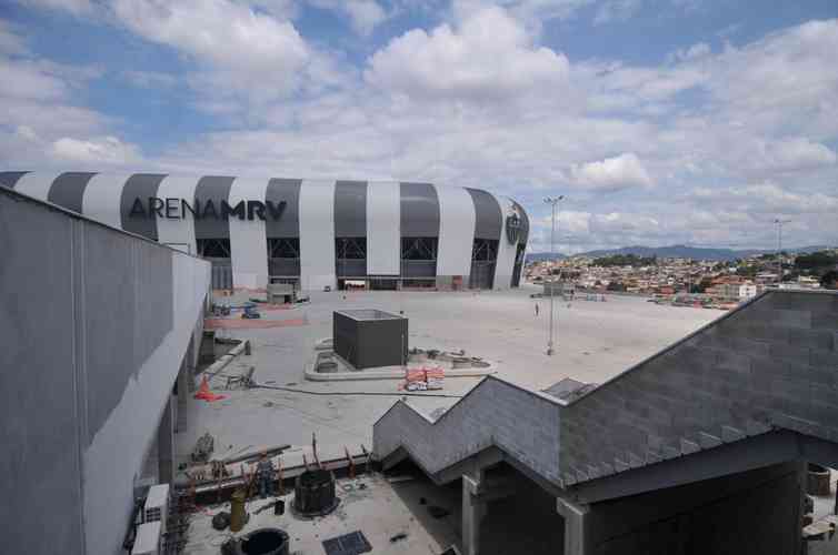 Fotos atualizadas da Arena MRV (24/2)