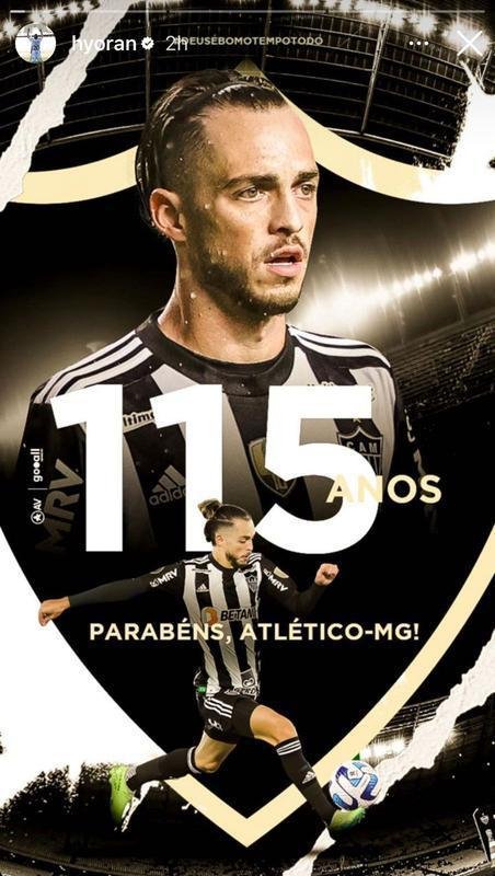 Jogadores e ex-atletas do Atltico mandaram mensagens ao clube pelo aniversrio de 115 anos.