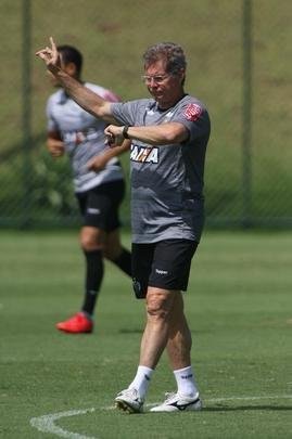 Imagens do treino do Atltico