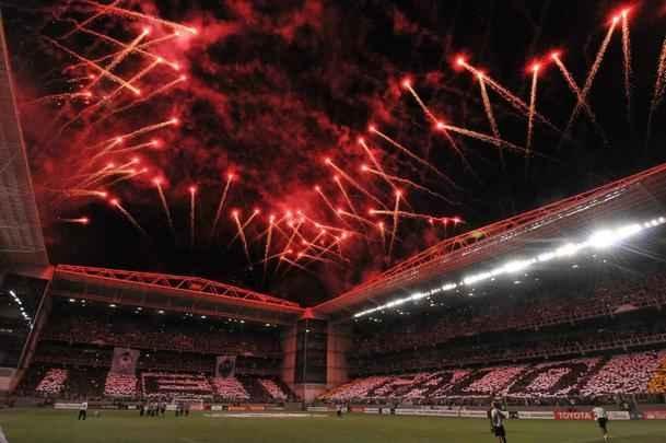 Fotos da torcida do Atltico no Independncia em dia de estreia de Robinho