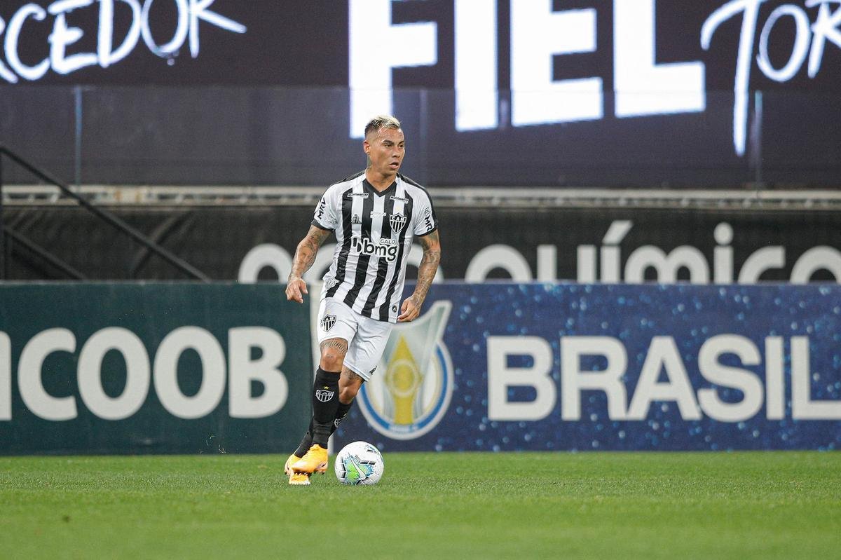 Eduardo Vargas (2020): atacante chileno estreou pelo Atlético na vitória por 2 a 1 sobre o Corinthians
