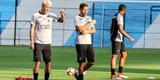 Fotos do treino do Atltico, no El Cilindro