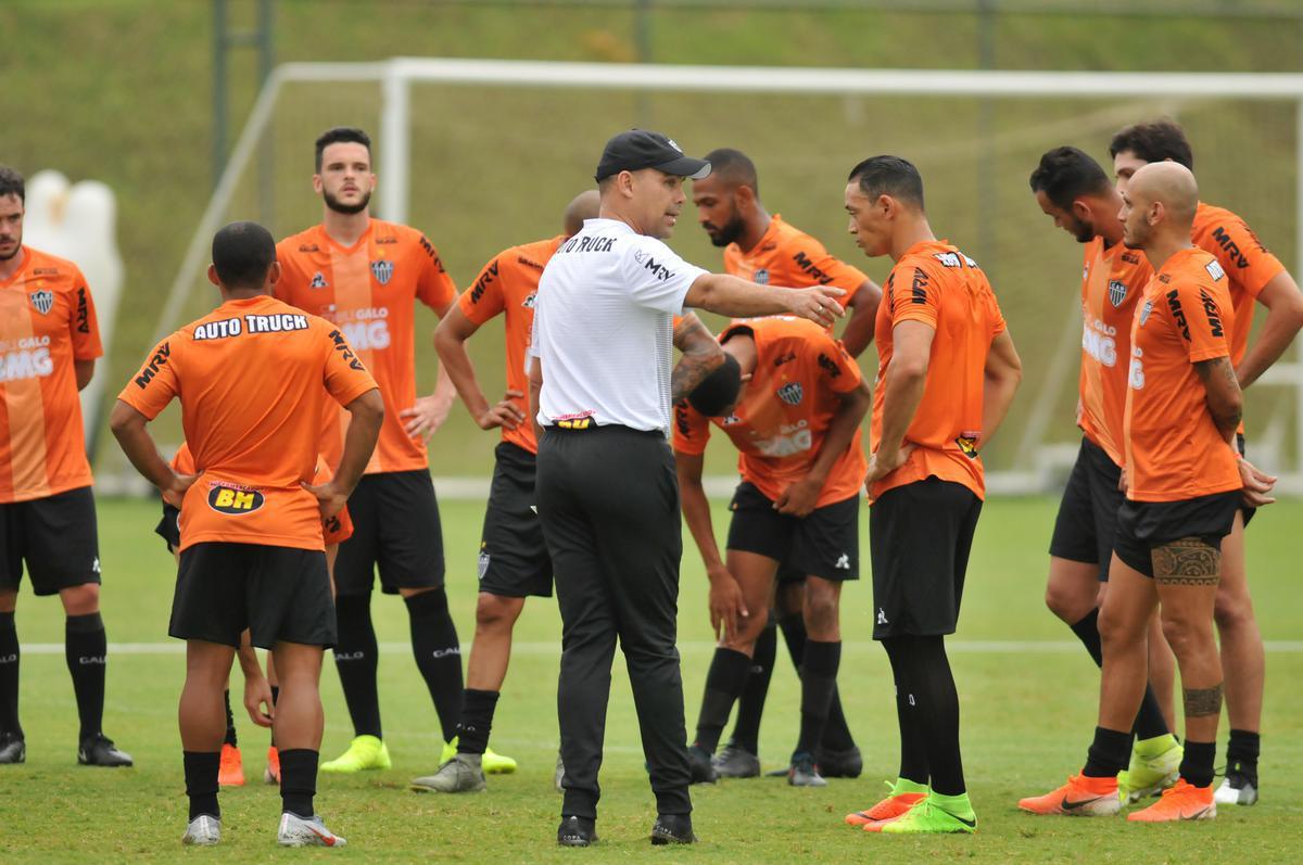 Atltico treinou na tarde desta quinta-feira, na Cidade do Galo