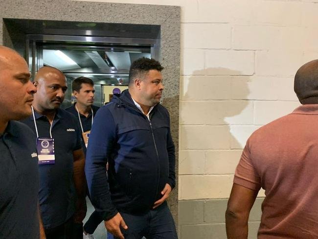 Chegada de Ronaldo ao Independ�ncia para Cruzeiro x Remo