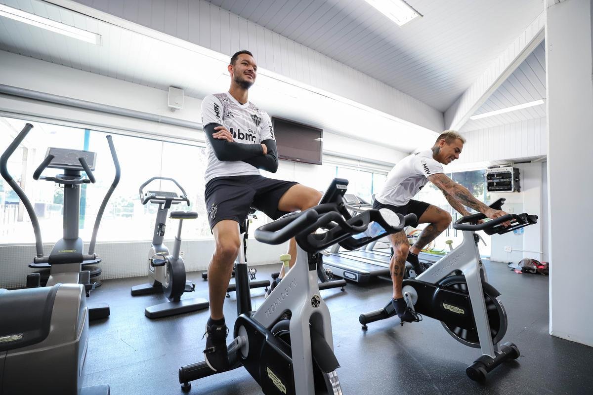 Atltico inicia preparao para enfrentar o Vasco; veja fotos