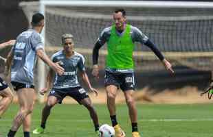 Atltico treinou na manh desta segunda-feira (16/1) na Cidade do Galo.