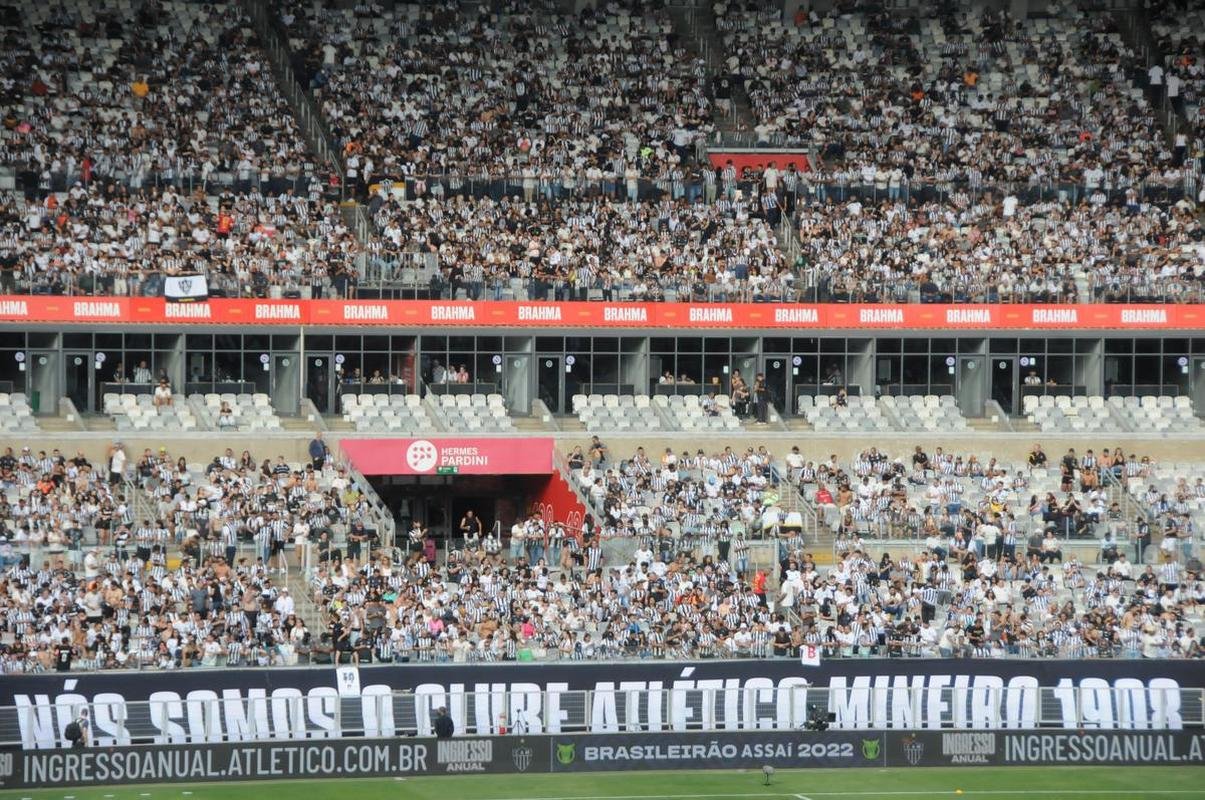 Fotos da torcida do Atltico na partida contra o Flamengo, no Mineiro, em Belo Horizonte, pela 13 rodada do Campeonato Brasileiro
