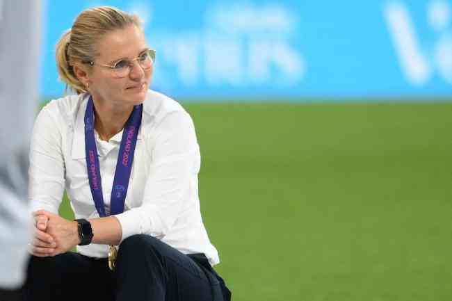 Sarina Wiegman, treinadora da Seleo Inglesa, foi campe da Eurocopa feminina