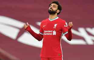 9. Salah - atacante do Liverpool est avaliado em 110 milhes de euros (R$ 697 milhes)