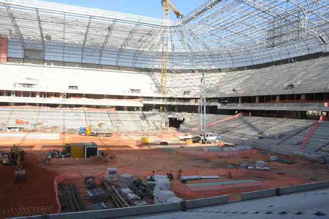 Futuro estádio do Galo, Arena MRV está com 60% das obras concluídas