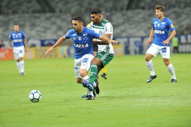 Cruzeiro e Palmeiras mediram foras, no Mineiro, pela oitava rodada do Campeonato Brasileiro