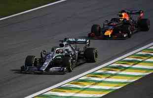 Fotos do GP Brasil de Fórmula 1, realizado em São Paulo, neste domingo (17/11/2019). Vitória foi do holandês Verstappen, da RBR. Ele foi seguido por Pierre Gasly, da Toro Rosso, e Lewis Hamilton, da Mercedes