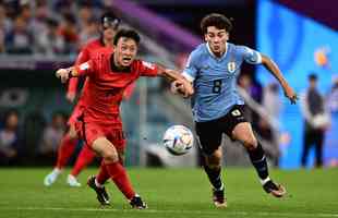Pela primeira rodada do Grupo H da Copa do Mundo do Catar, Uruguai e Coreia do Sul se enfrentam no Estdio Cidade da Educao, em Al Rayyan