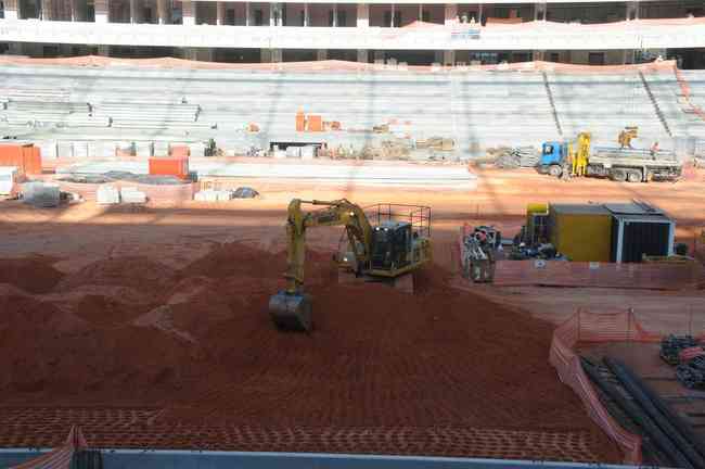 Futuro estádio do Galo, Arena MRV está com 60% das obras concluídas