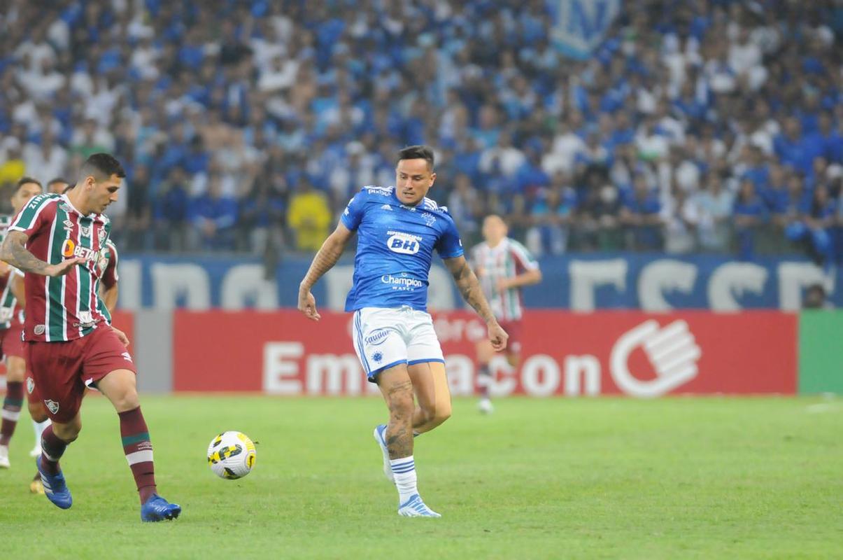 Fotos do jogo de volta das oitavas de final da Copa do Brasil, no Mineiro, entre Cruzeiro e Fluminense (Juarez Rodrigues/EM/DAPress)