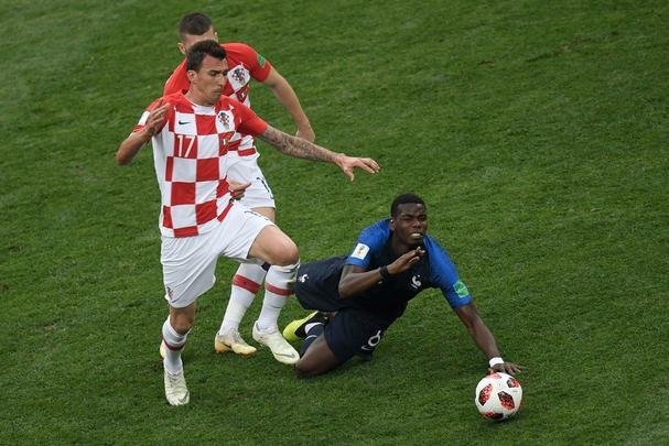 Fotos da final da Copa do Mundo, entre Frana e Crocia, em Moscou