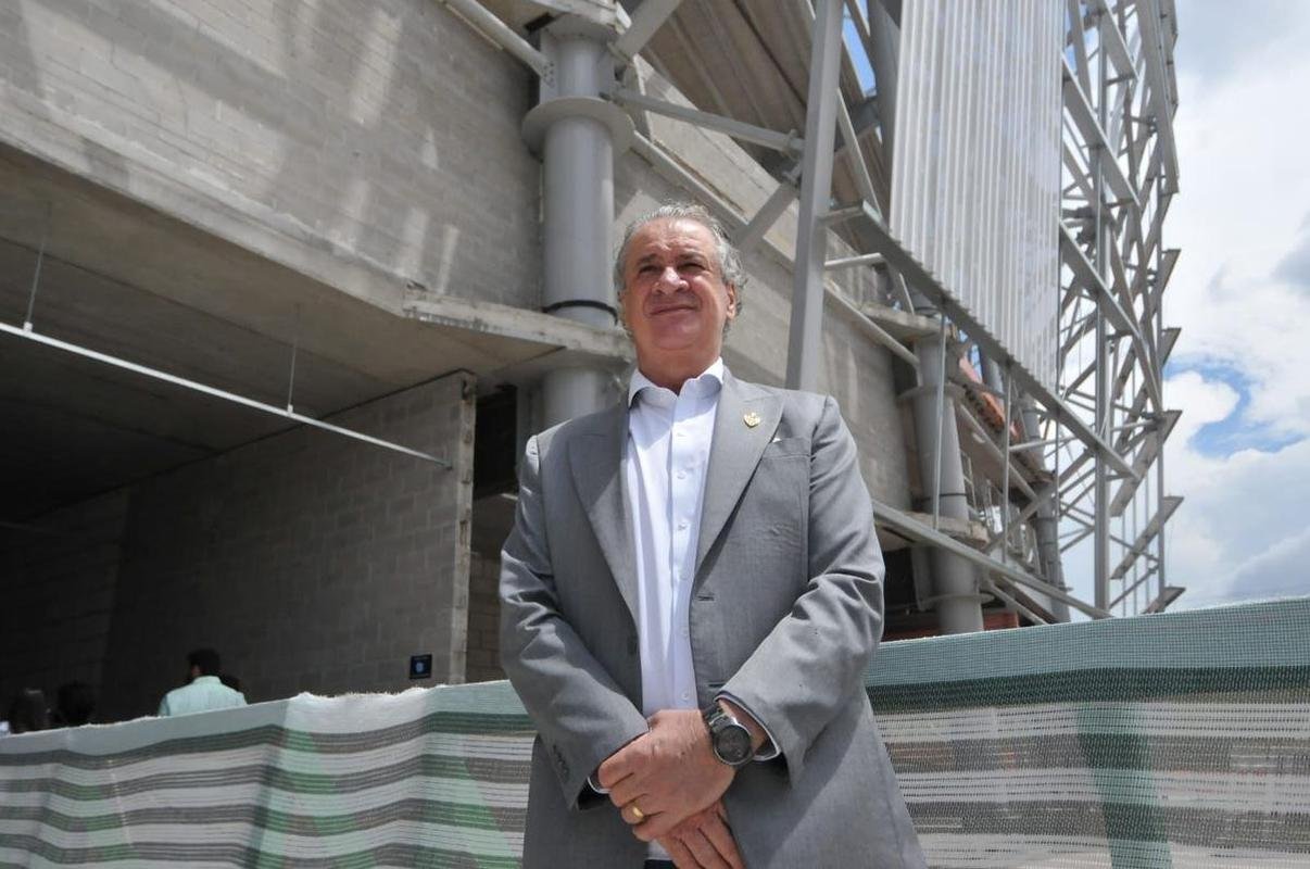 Entrevista do presidente do Atltico, Srgio Coelho, na Arena MRV