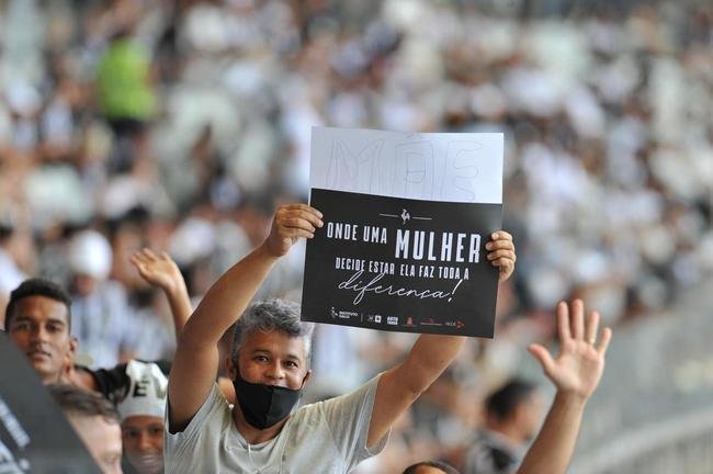 Fotos da torcida do Atltico no clssico com o Cruzeiro, no Mineiro, pela nona rodada do Mineiro de 2022