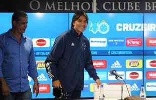 Fotos da apresentao de Marcelo Moreno como reforo do Cruzeiro