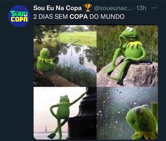 Memes tomam as redes sociais lamentando primeiros dias sem jogos da Copa do  Mundo; veja