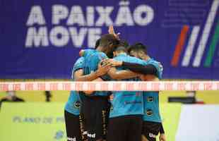 Minas abriu srie semifinal contra o Itapetininga com vitria por 3 a 0, em Saquarema