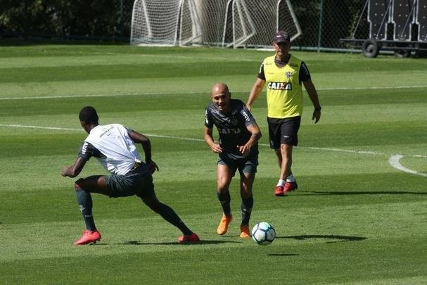 Atltico encerra preparao na Cidade do Galo para partida contra Grmio, pelo Campeonato Brasileiro