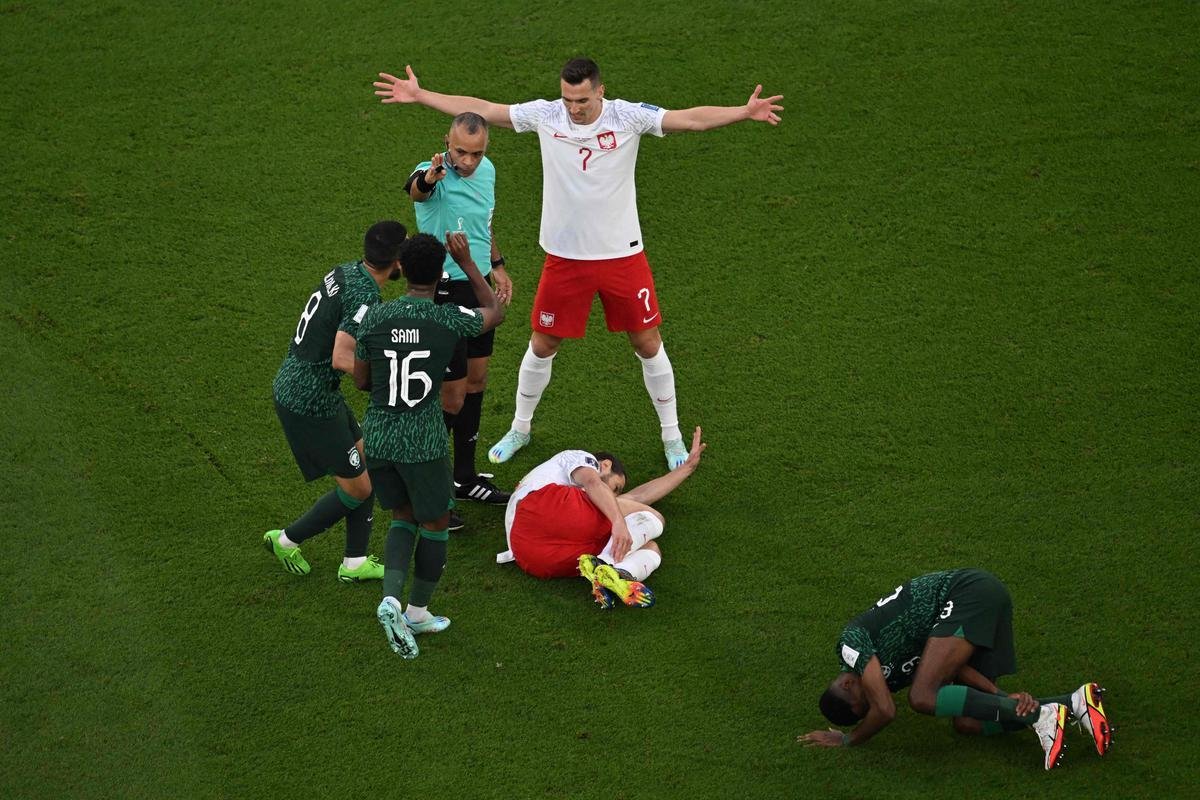 Polnia x Arbia Saudita: fotos do jogo pelo Grupo C da Copa do Mundo