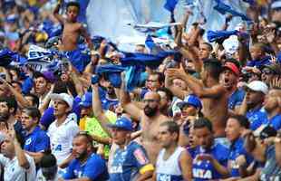 Fotos da torcida cruzeirense na deciso do Campeonato Mineiro, contra o Atltico, no Mineiro