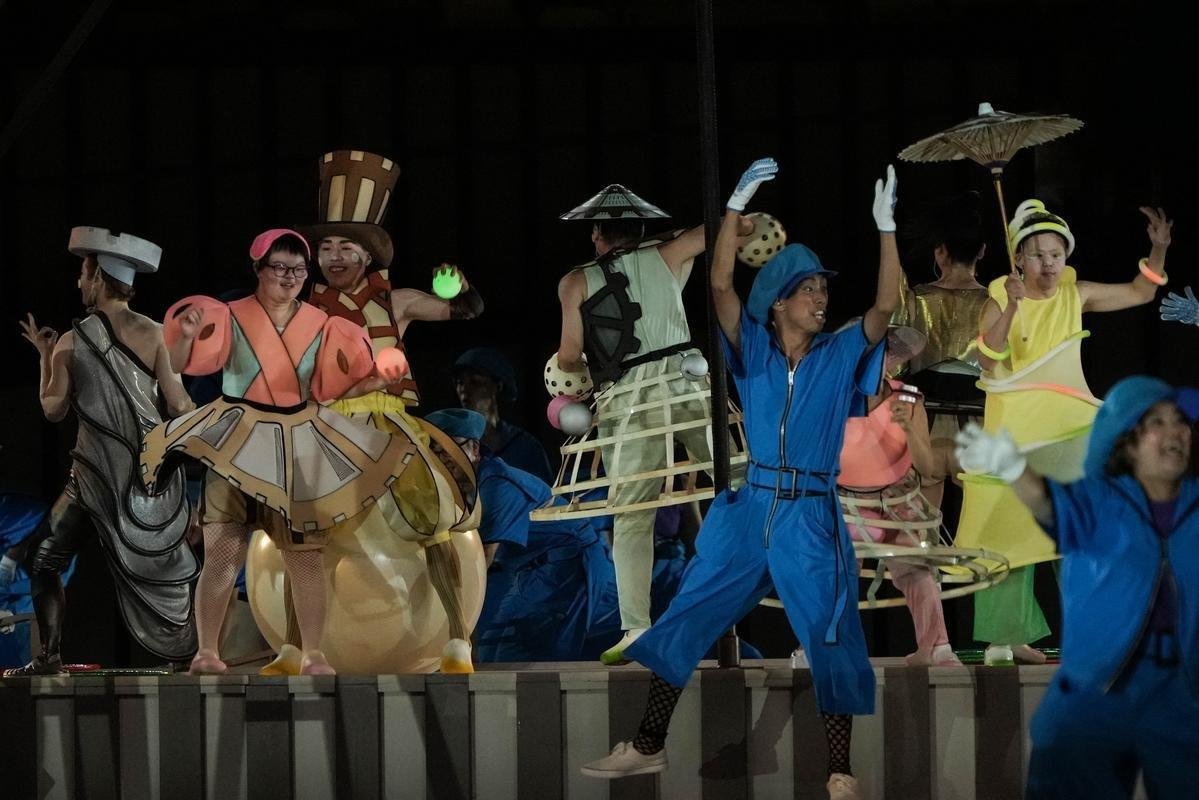 Fotos da Cerimnia de Abertura dos Jogos Paralmpicos de Tquio