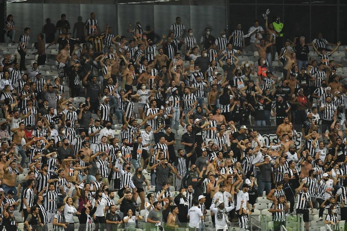Fotos do jogo entre Atltico e River Plate, no Mineiro, pelas quartas de final da Copa Libertadores de 2021