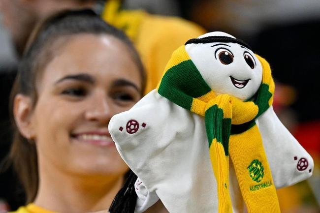 Torcedores de Argentina e Austrlia, que se enfrentaram pelas oitavas de final da Copa do Mundo