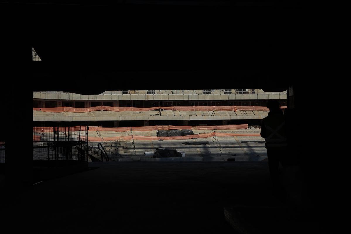 Arena MRV segue em ritmo acelerado de obras. Previso de concluso do estdio foi atualizada para dezembro.