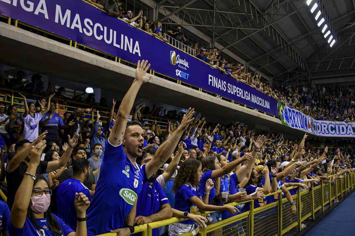 Cruzeiro venceu o Minas no tie-break no primeiro jogo da final da Superliga