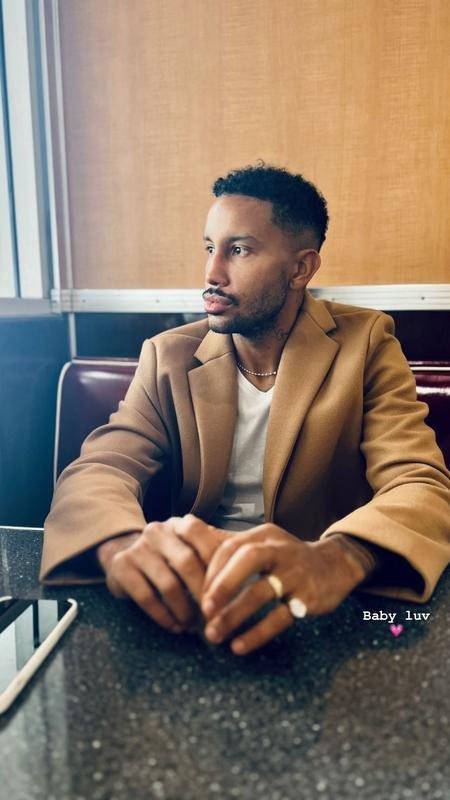 Jair com a esposa em Los Angeles