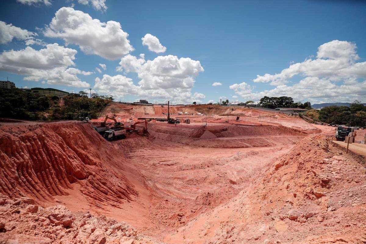 Atlético divulgou novas fotos das obras da Arena MRV