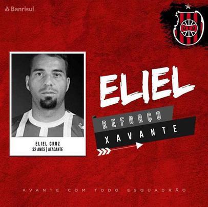 O Brasil de Pelotas anunciou a contratao do atacante Eliel, que estava no Visakha, do Camboja
