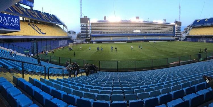 Fotos do mtico estdio de La Bombonera e do trabalho de reconhecimento feito pelo Cruzeiro